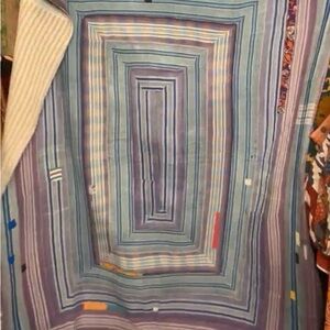 Elegant Blue and Multicolor Quilt